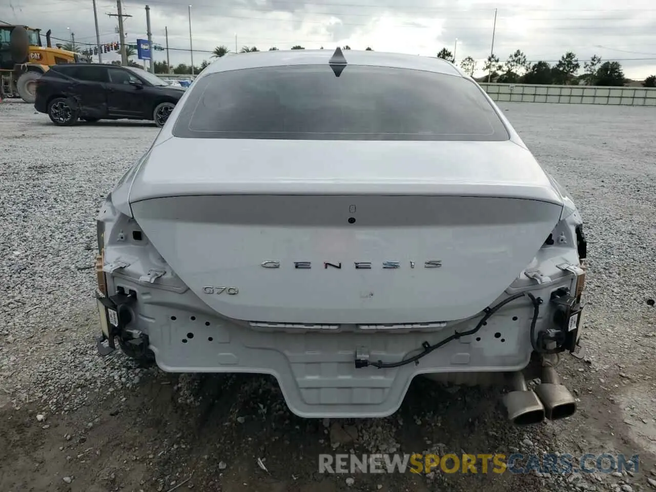 6 Photograph of a damaged car KMTG34TA3PU114905 GENESIS G70 BASE 2023