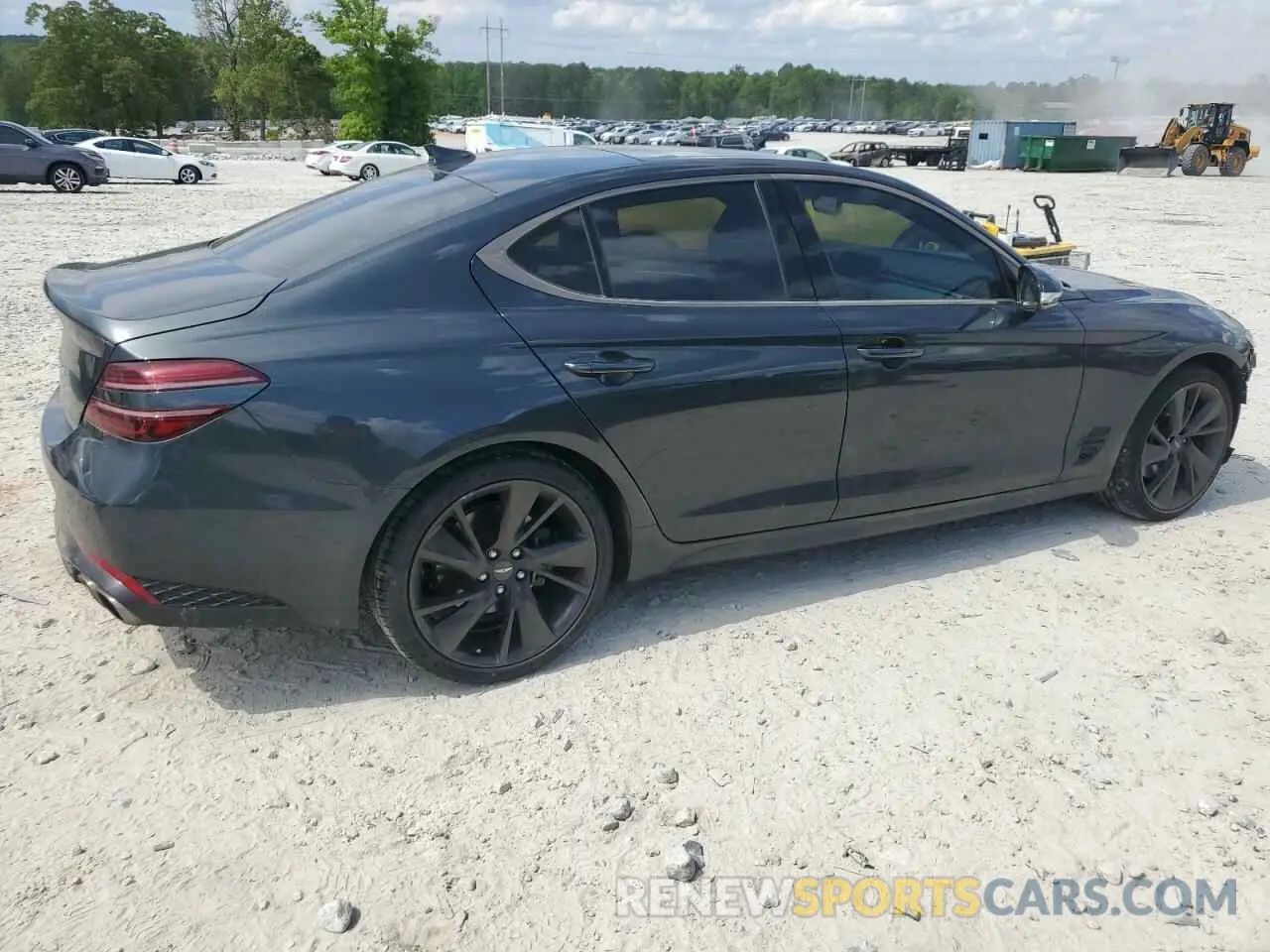 3 Photograph of a damaged car KMTG34TA4PU120566 GENESIS G70 BASE 2023