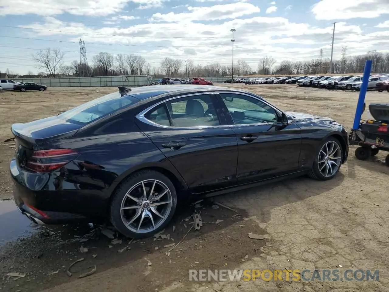 3 Photograph of a damaged car KMTG34TA4PU121426 GENESIS G70 BASE 2023