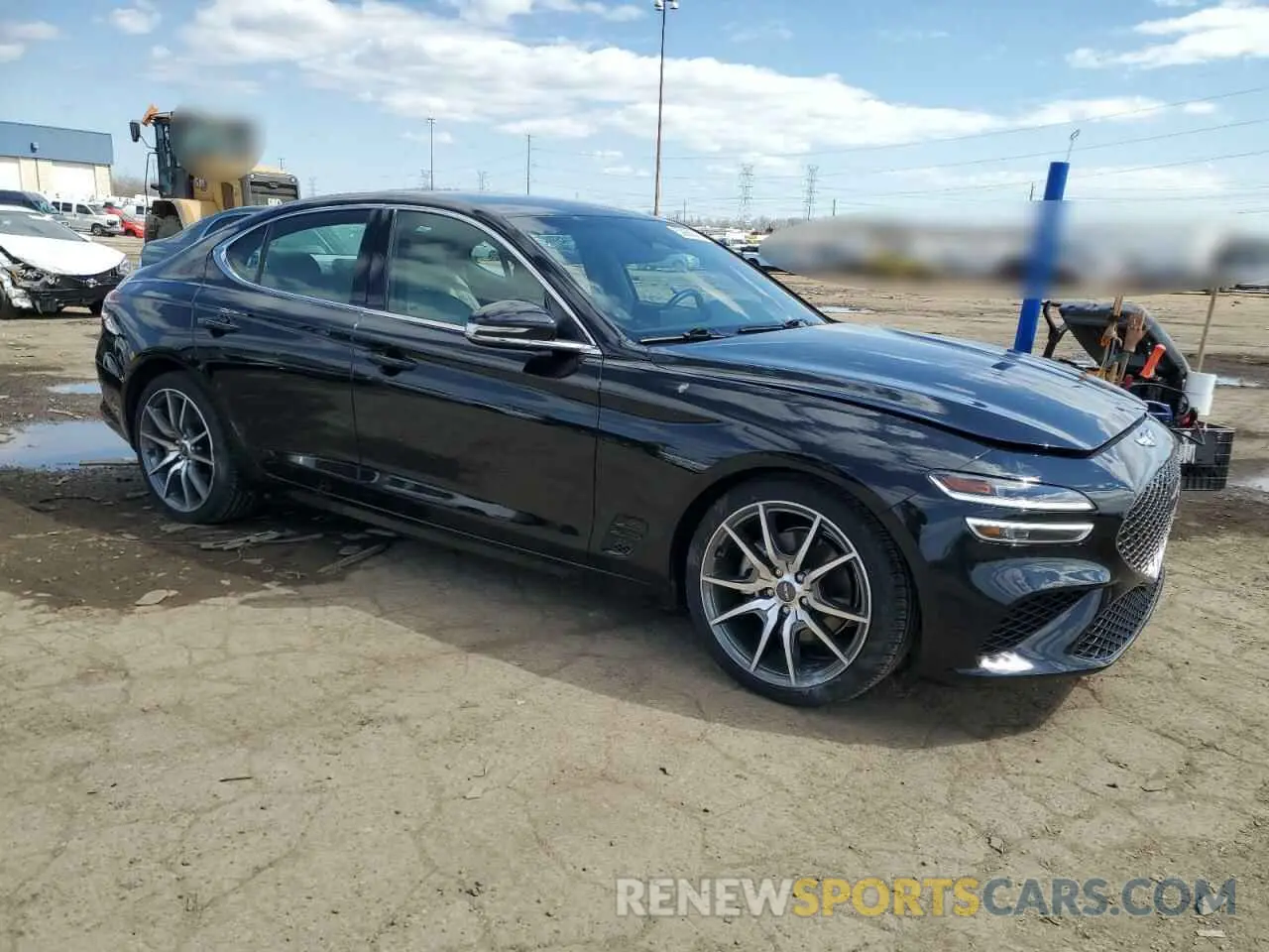 4 Photograph of a damaged car KMTG34TA4PU121426 GENESIS G70 BASE 2023