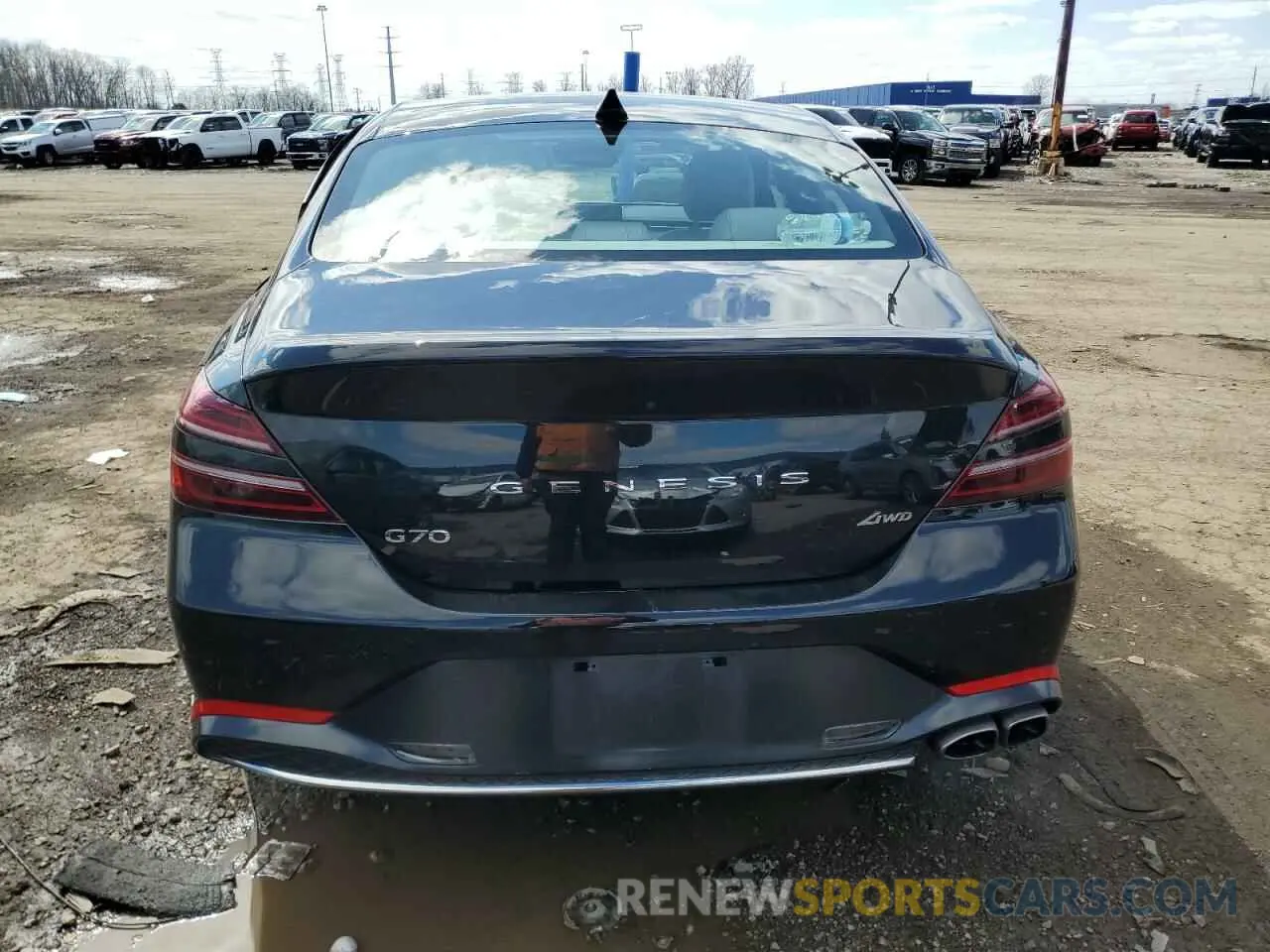 6 Photograph of a damaged car KMTG34TA4PU121426 GENESIS G70 BASE 2023