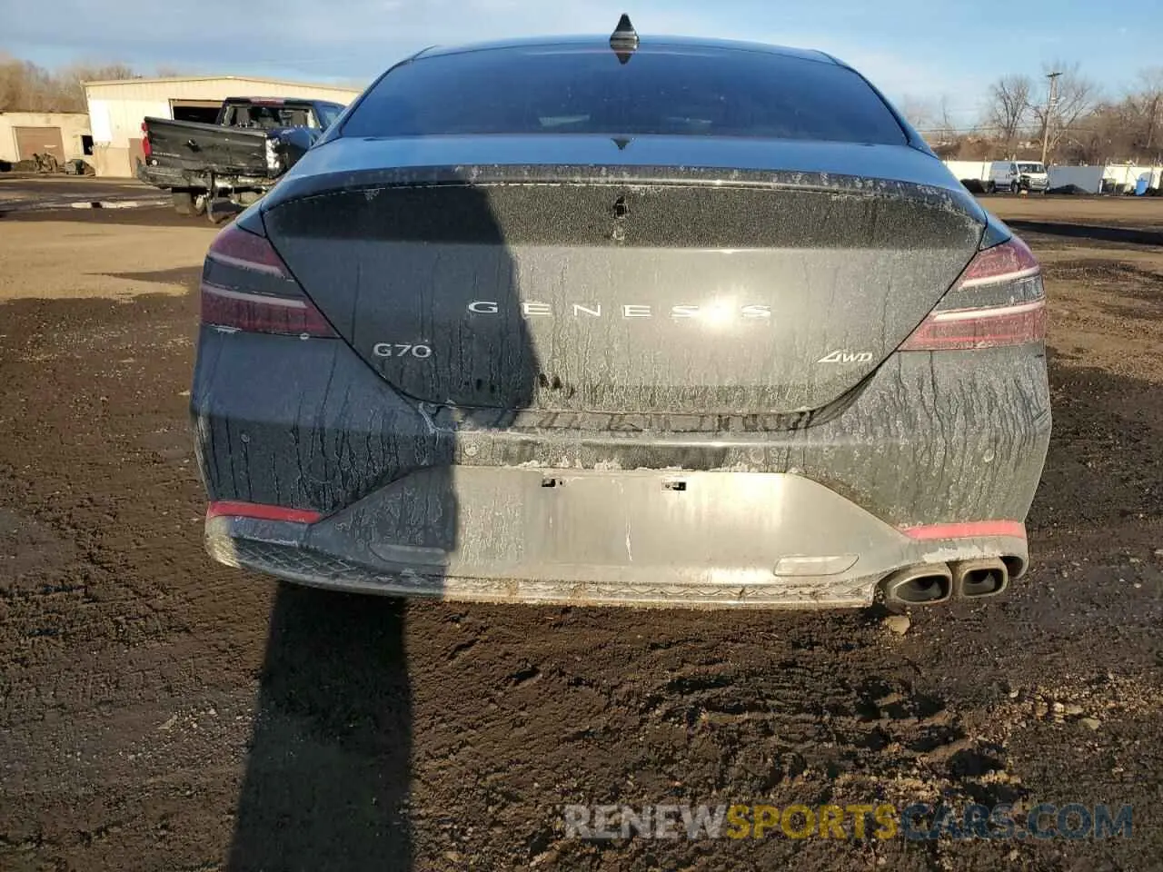 6 Photograph of a damaged car KMTG34TA6PU112825 GENESIS G70 BASE 2023