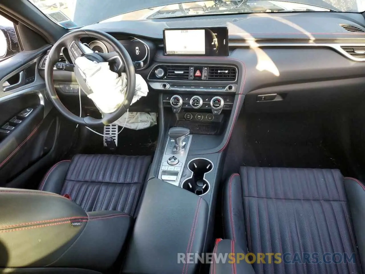 8 Photograph of a damaged car KMTG34TA6PU112825 GENESIS G70 BASE 2023
