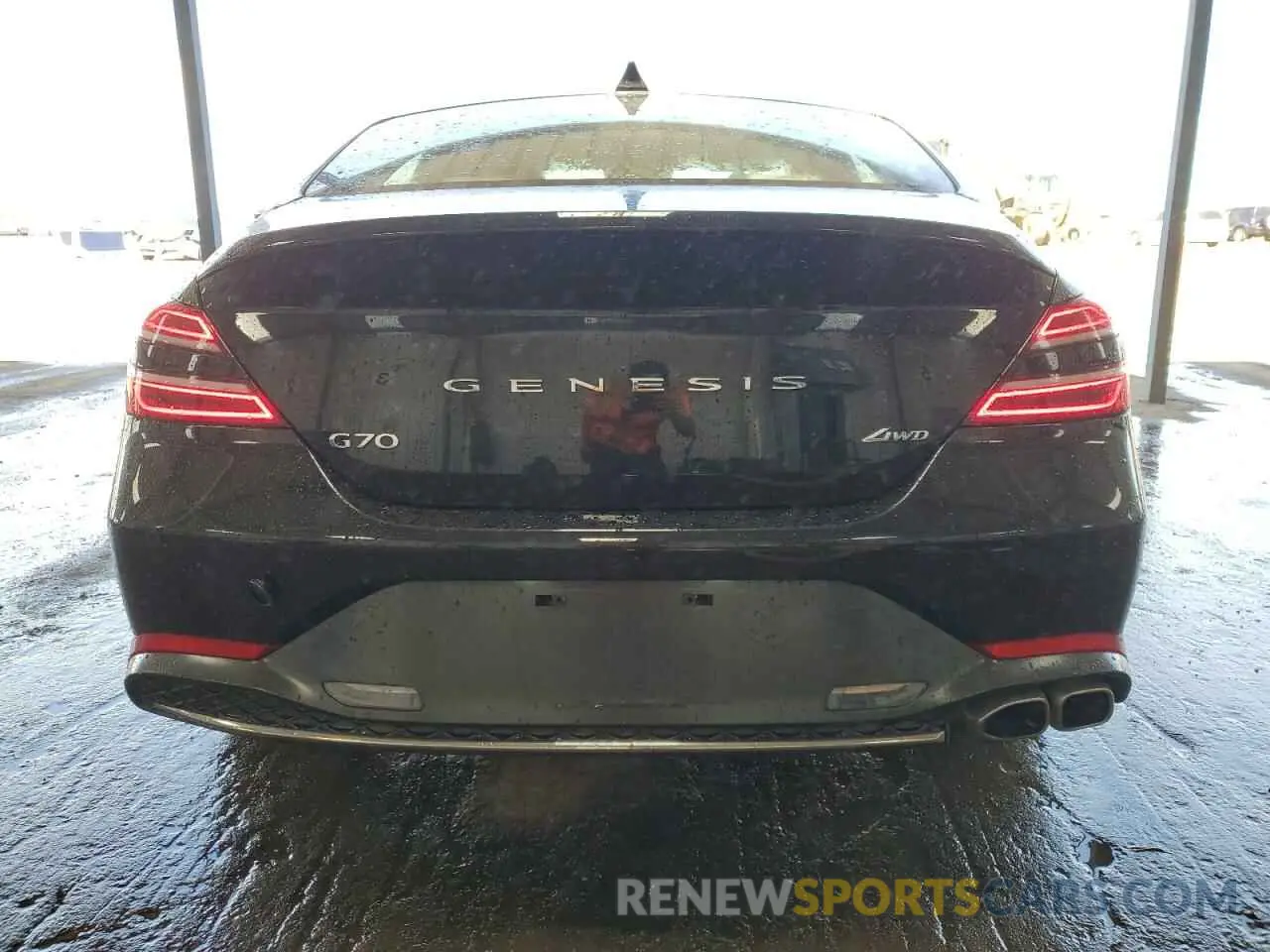 6 Photograph of a damaged car KMTG34TA6PU129124 GENESIS G70 BASE 2023