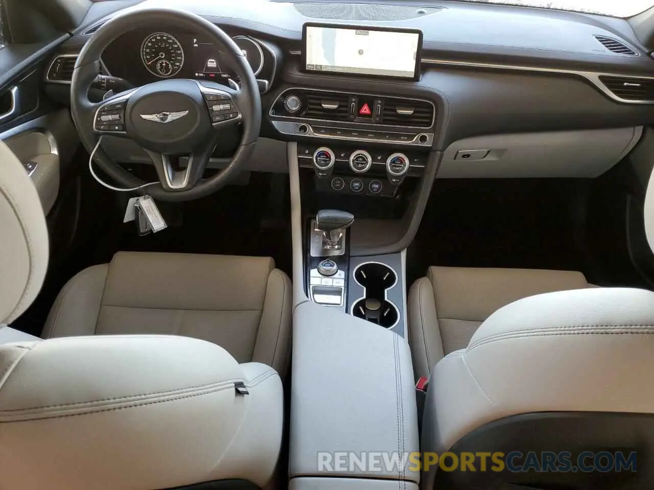 8 Photograph of a damaged car KMTG34TA6PU129124 GENESIS G70 BASE 2023