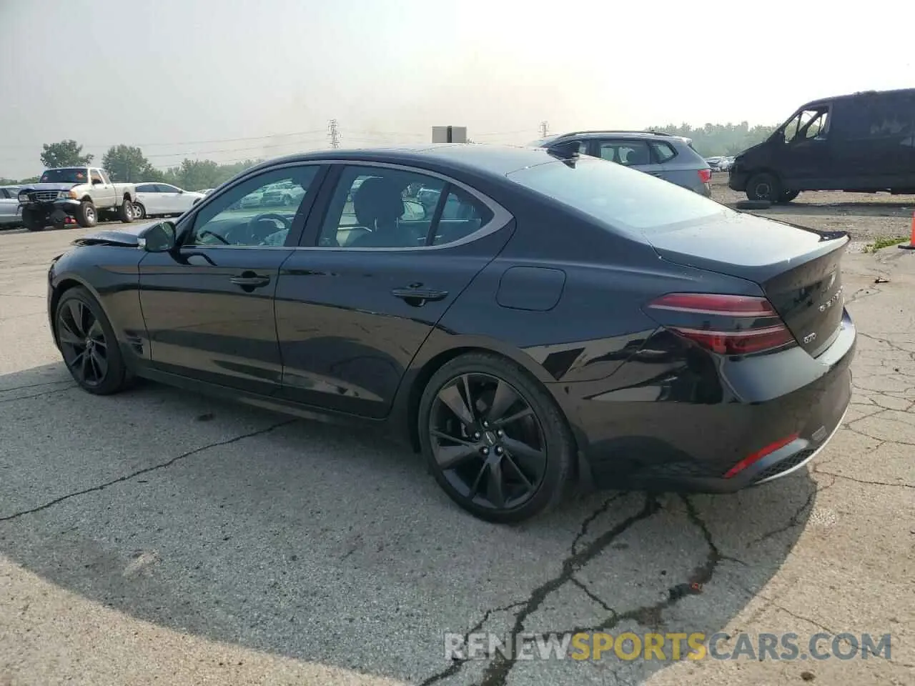 2 Photograph of a damaged car KMTG34TA7PU116043 GENESIS G70 BASE 2023