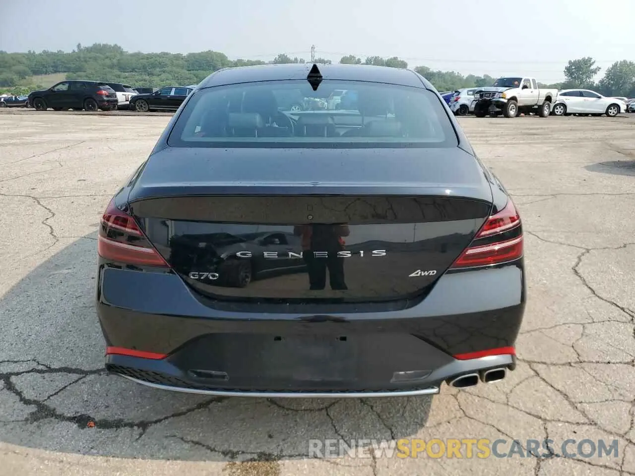 6 Photograph of a damaged car KMTG34TA7PU116043 GENESIS G70 BASE 2023