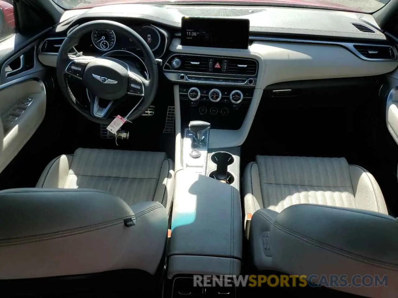 8 Photograph of a damaged car KMTG34TA8PU120814 GENESIS G70 BASE 2023