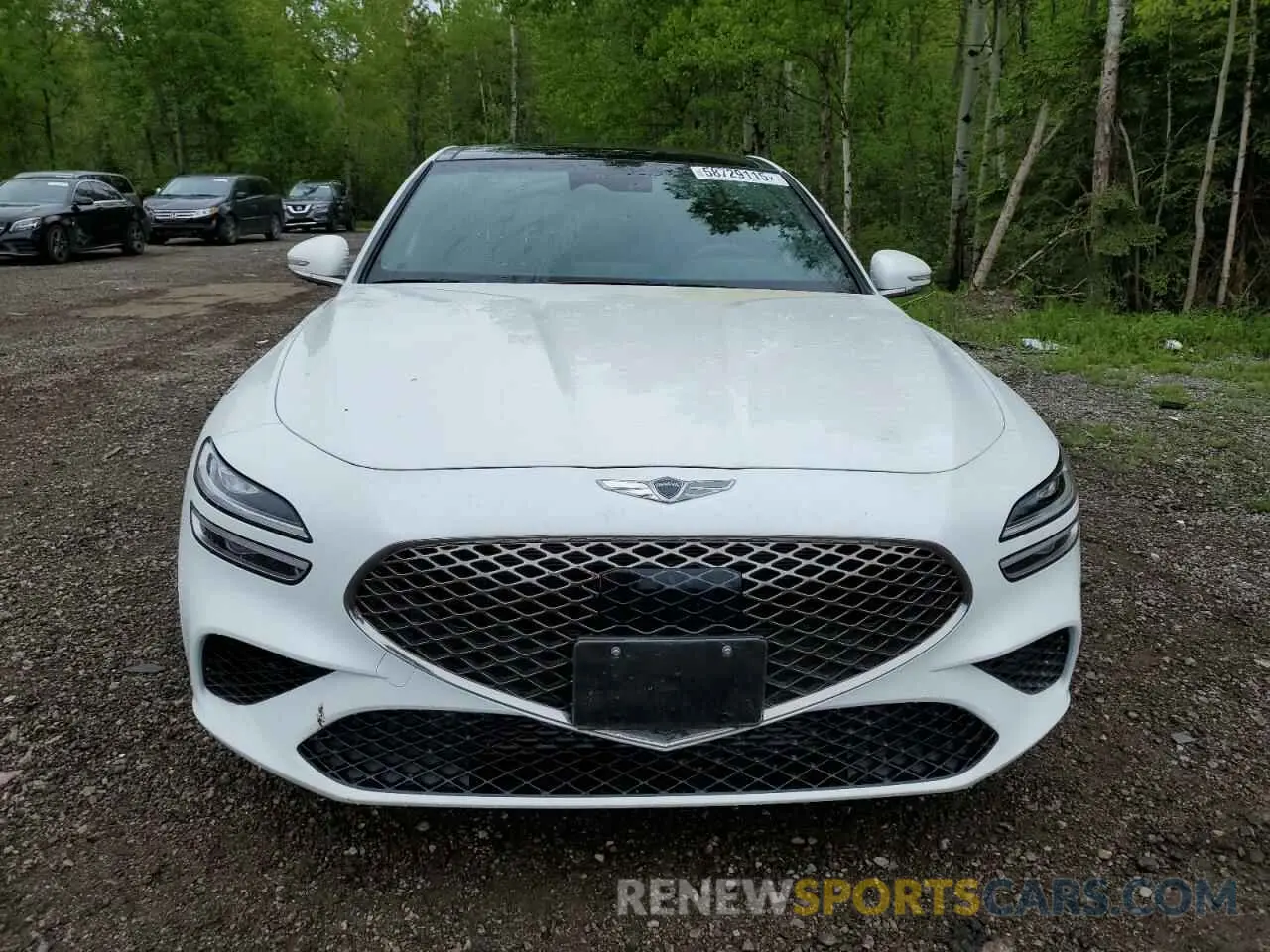 5 Photograph of a damaged car KMTG34TA8PU124927 GENESIS G70 BASE 2023