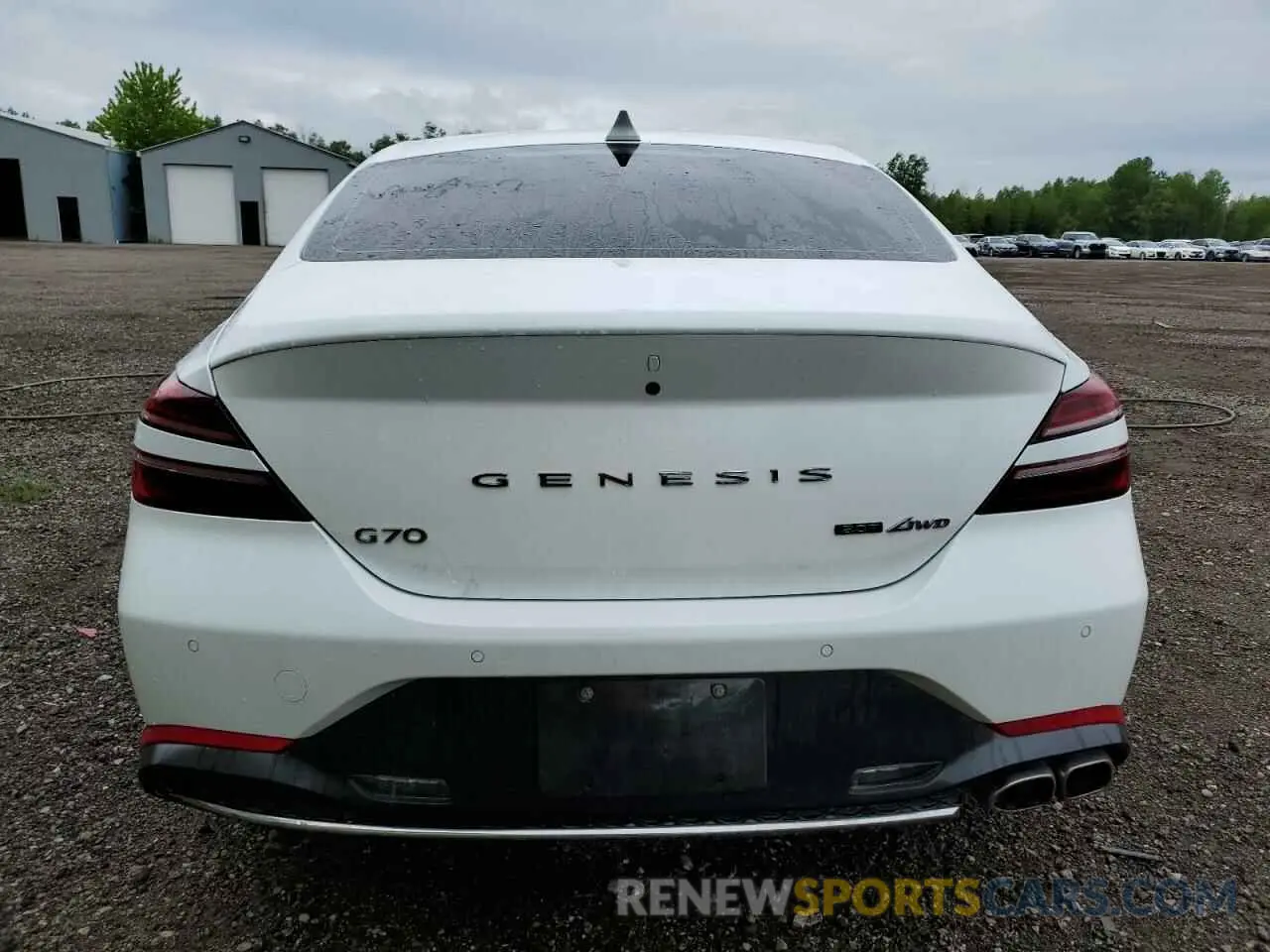 6 Photograph of a damaged car KMTG34TA8PU124927 GENESIS G70 BASE 2023