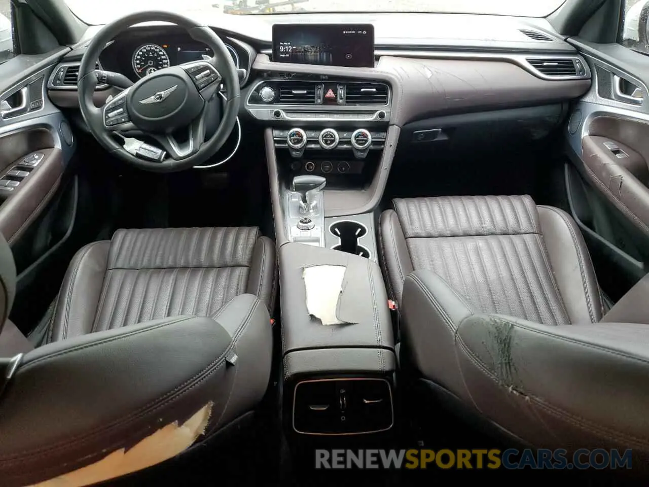 8 Photograph of a damaged car KMTG34TA8PU124927 GENESIS G70 BASE 2023