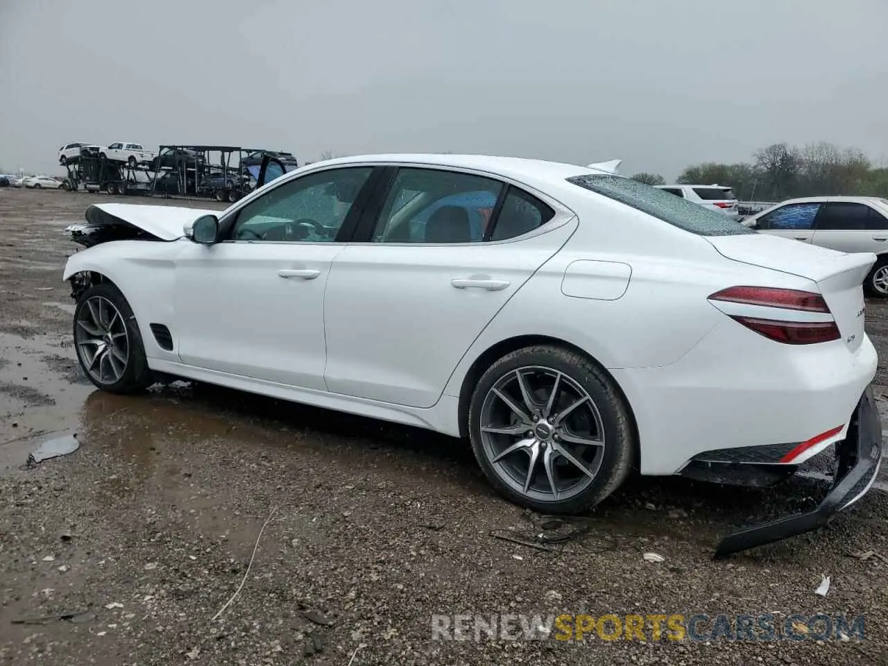 2 Photograph of a damaged car KMTG34TA9PU123771 GENESIS G70 BASE 2023