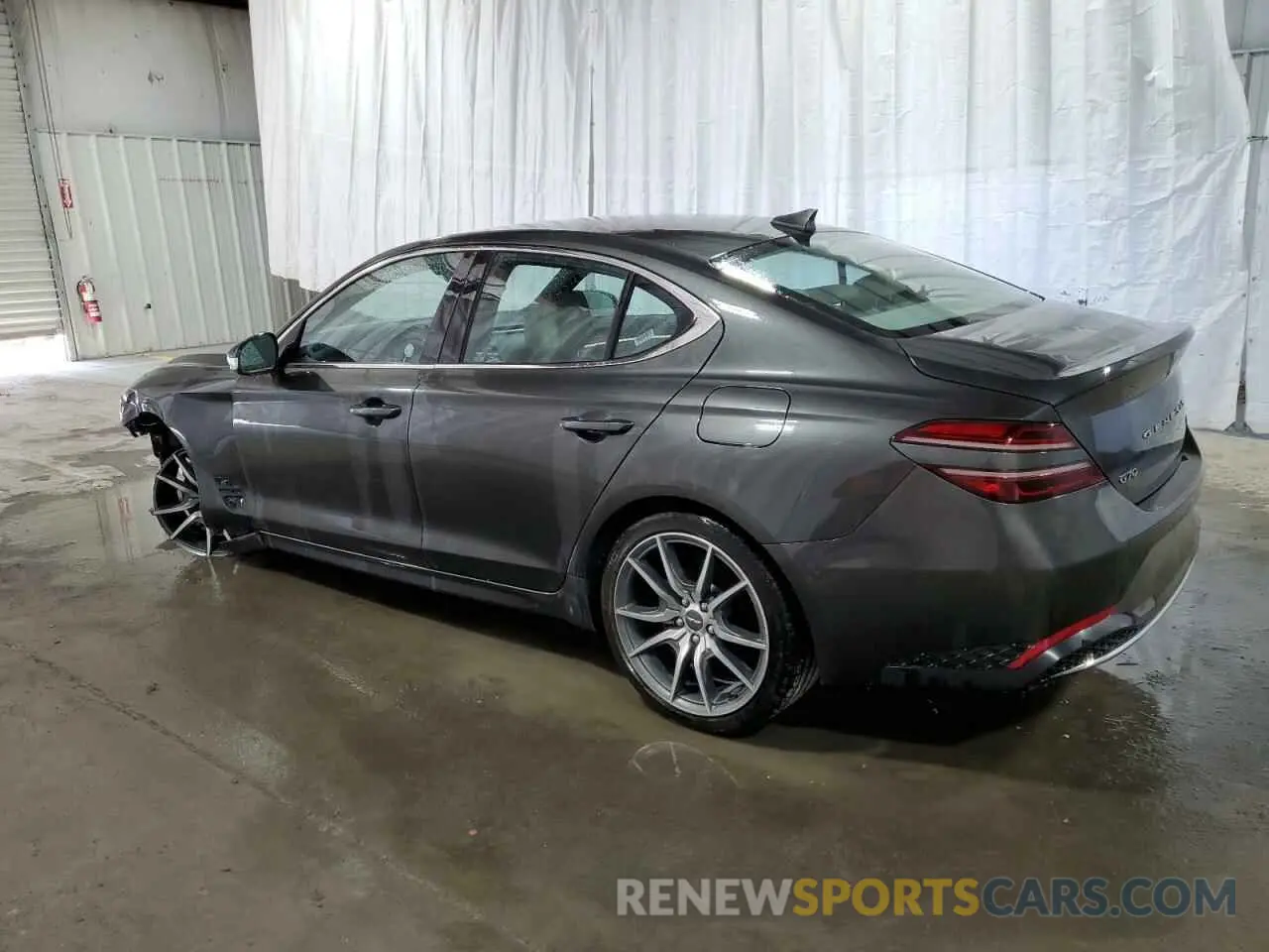 2 Photograph of a damaged car KMTG34TA9PU126959 GENESIS G70 BASE 2023