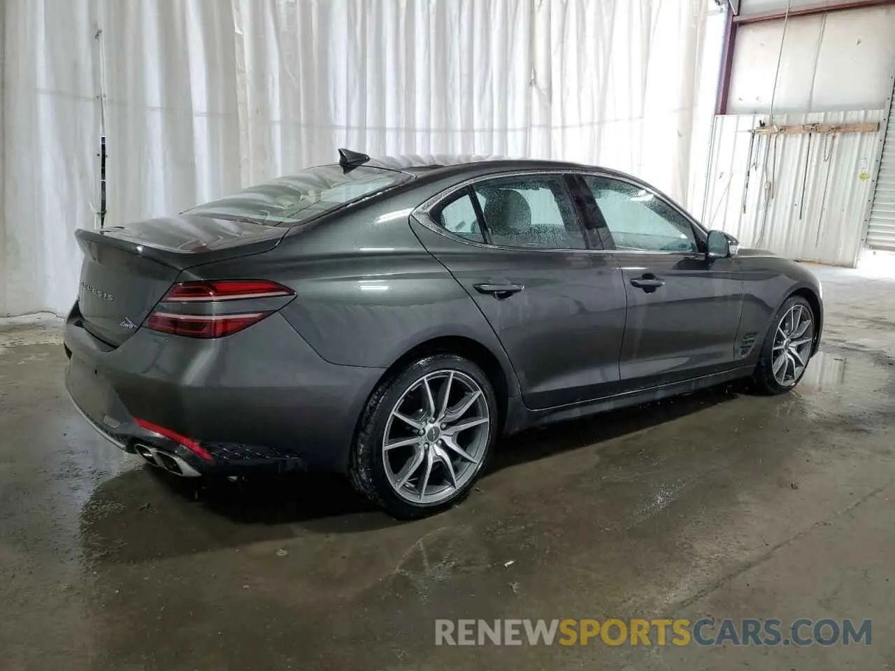 3 Photograph of a damaged car KMTG34TA9PU126959 GENESIS G70 BASE 2023