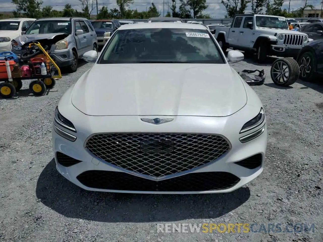 5 Photograph of a damaged car KMTG34TA9PU131837 GENESIS G70 BASE 2023