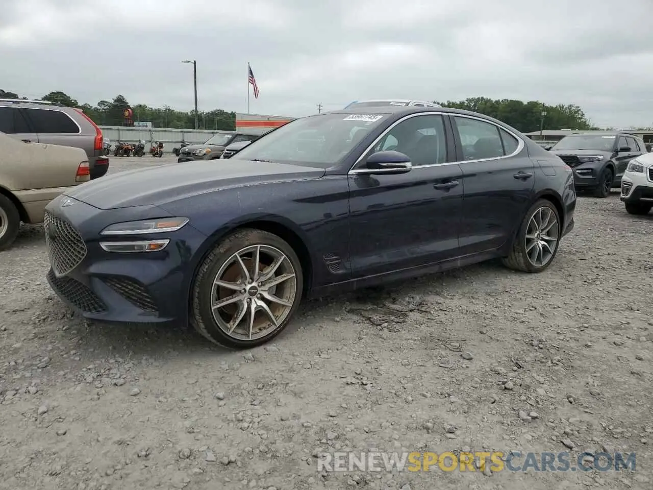 1 Photograph of a damaged car KMTG34TA9PU132471 GENESIS G70 BASE 2023
