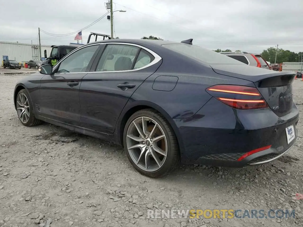 2 Photograph of a damaged car KMTG34TA9PU132471 GENESIS G70 BASE 2023