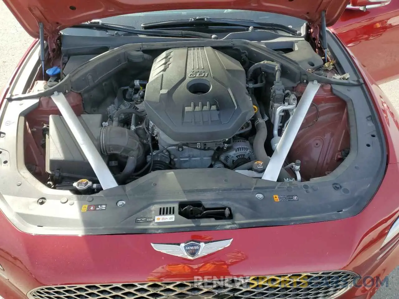 11 Photograph of a damaged car KMTG34TAXPU123732 GENESIS G70 BASE 2023