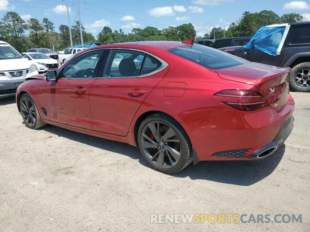 2 Photograph of a damaged car KMTG54TE0PU114499 GENESIS G70 BASE 2023