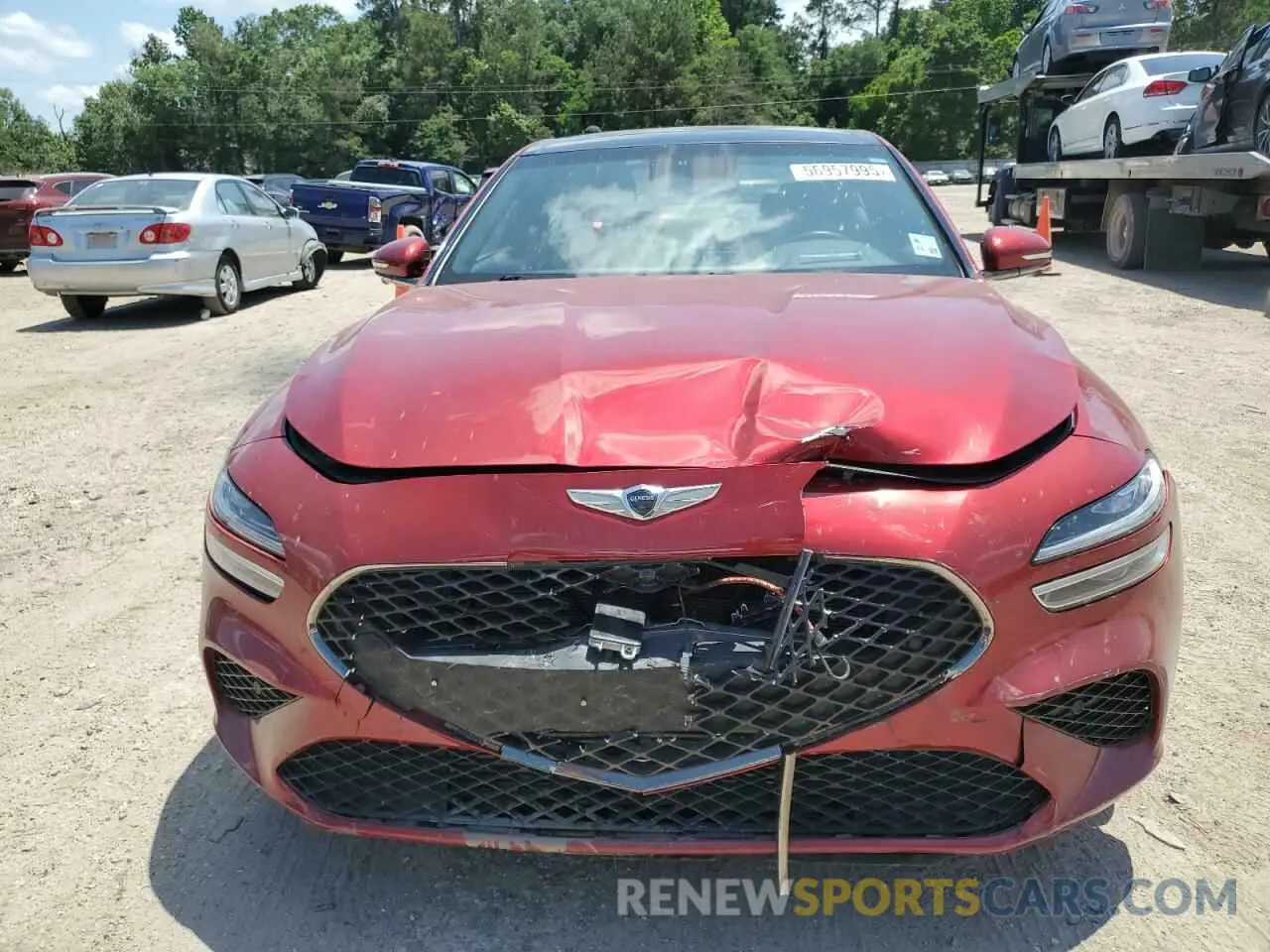 5 Photograph of a damaged car KMTG54TE0PU114499 GENESIS G70 BASE 2023