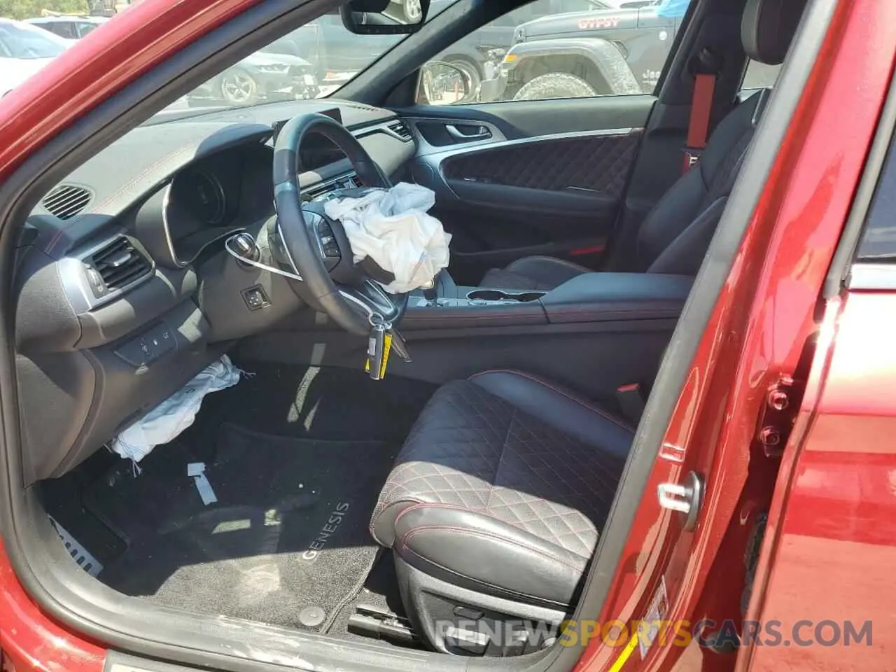 7 Photograph of a damaged car KMTG54TE0PU114499 GENESIS G70 BASE 2023