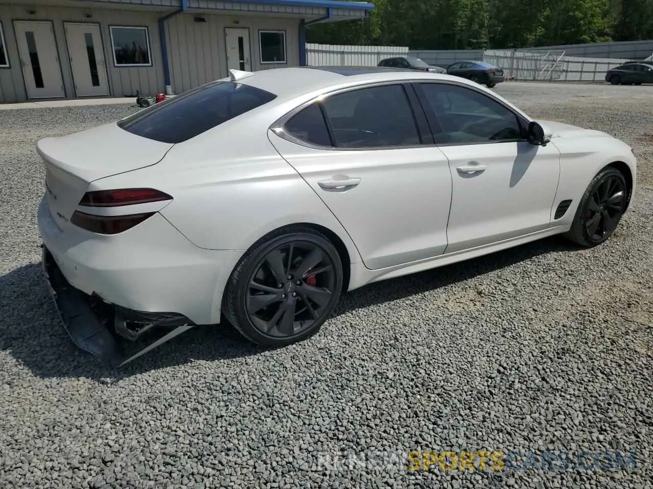 3 Photograph of a damaged car KMTG54TE1PU122398 GENESIS G70 BASE 2023