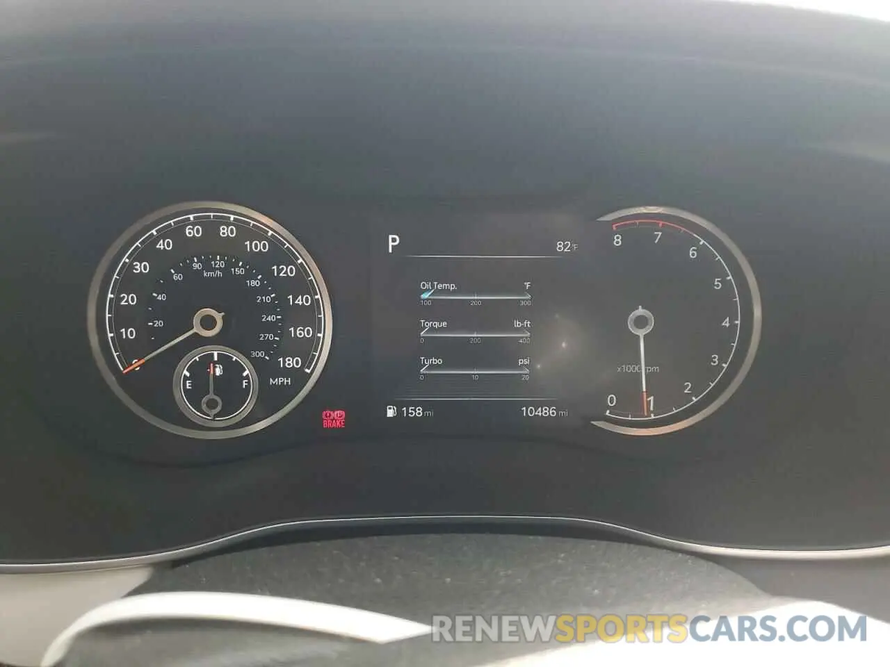 9 Photograph of a damaged car KMTG54TE1PU122398 GENESIS G70 BASE 2023