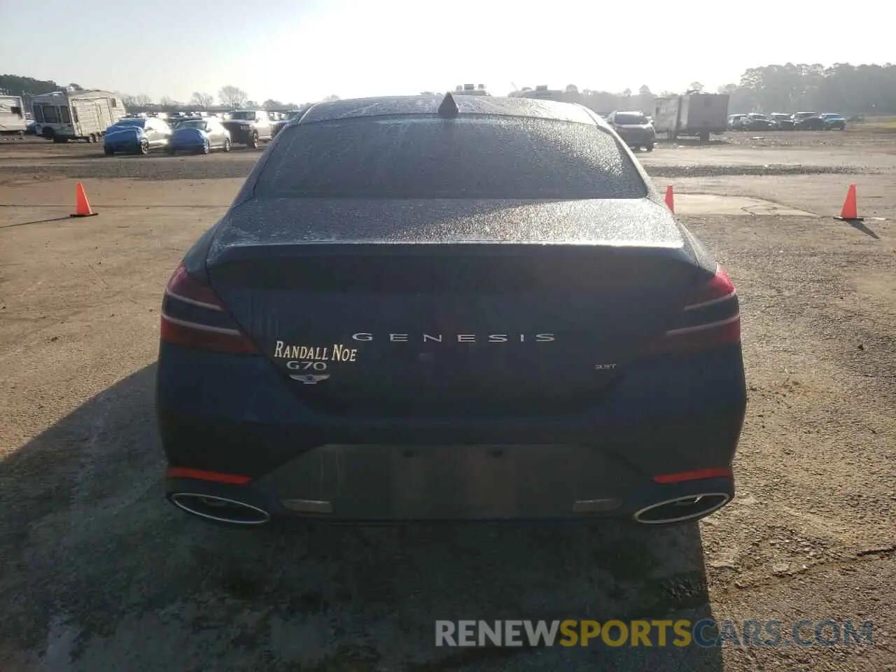6 Photograph of a damaged car KMTG54TE1PU123941 GENESIS G70 BASE 2023