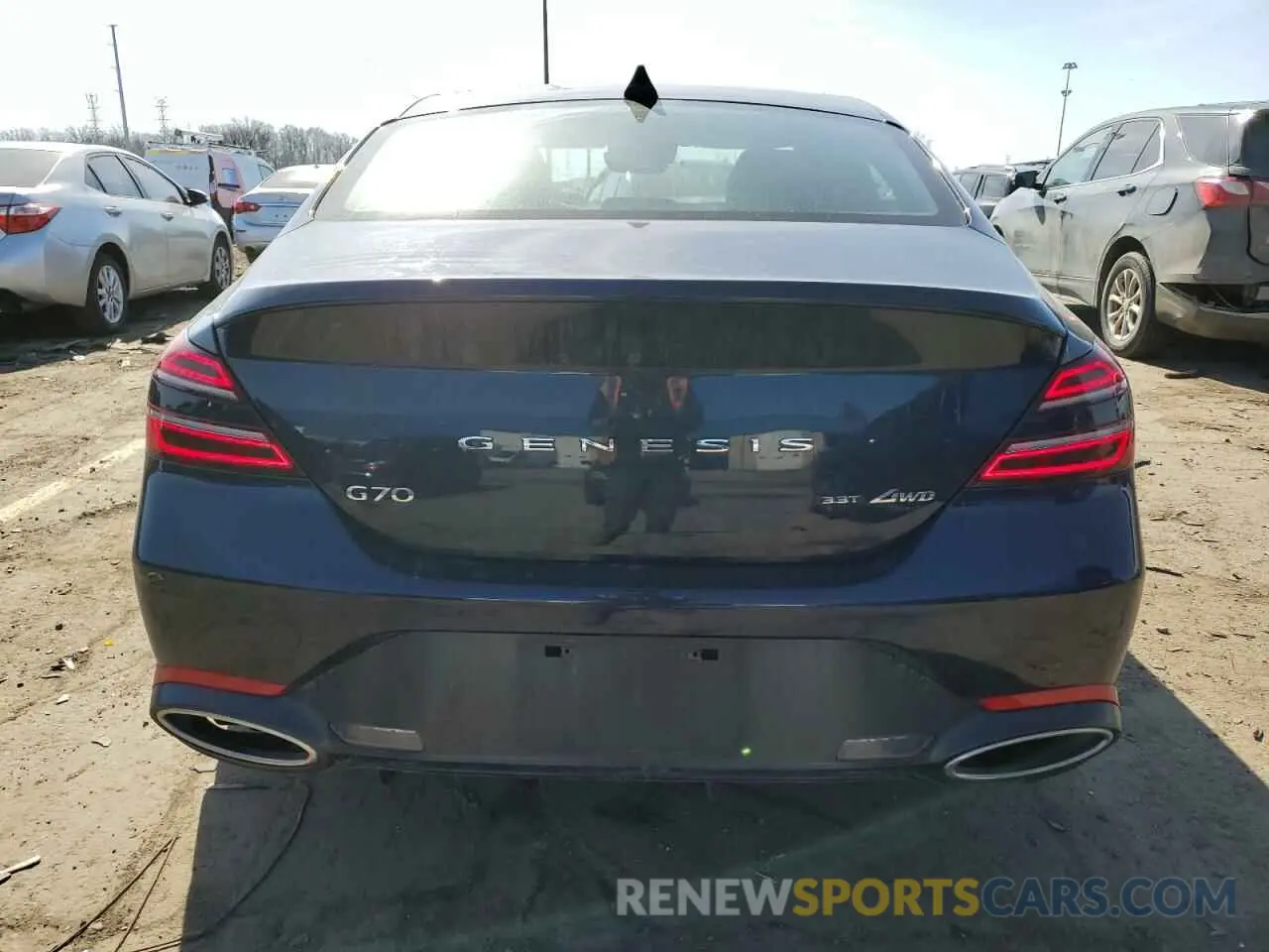6 Photograph of a damaged car KMTG54TE1PU134177 GENESIS G70 BASE 2023