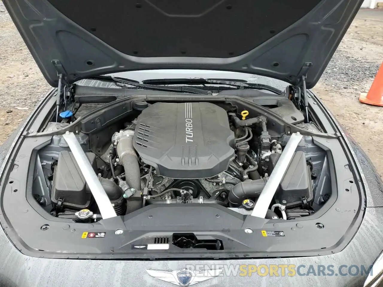 11 Photograph of a damaged car KMTG54TE2PU113421 GENESIS G70 BASE 2023