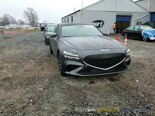 13 Photograph of a damaged car KMTG54TE2PU113421 GENESIS G70 BASE 2023