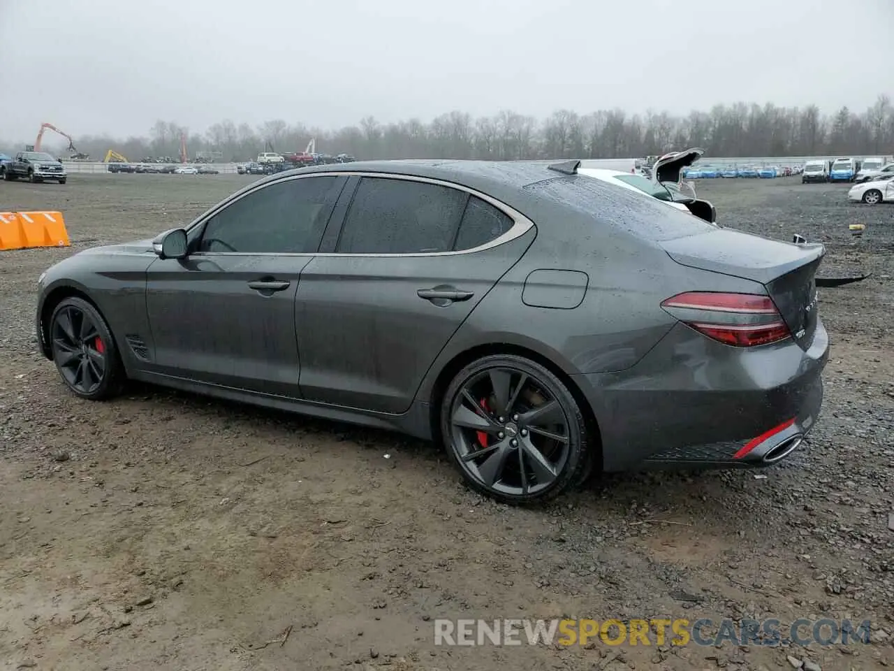 2 Photograph of a damaged car KMTG54TE2PU113421 GENESIS G70 BASE 2023