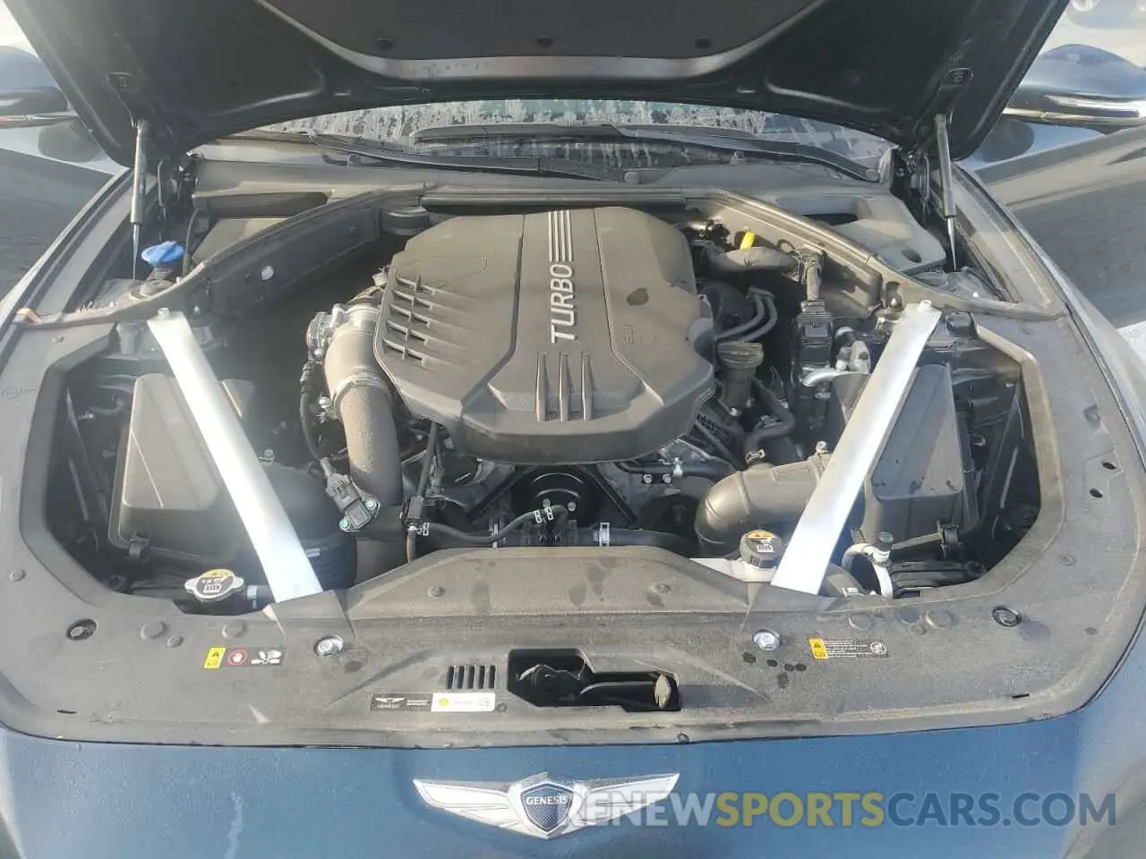 13 Photograph of a damaged car KMTG54TE8PU121765 GENESIS G70 BASE 2023