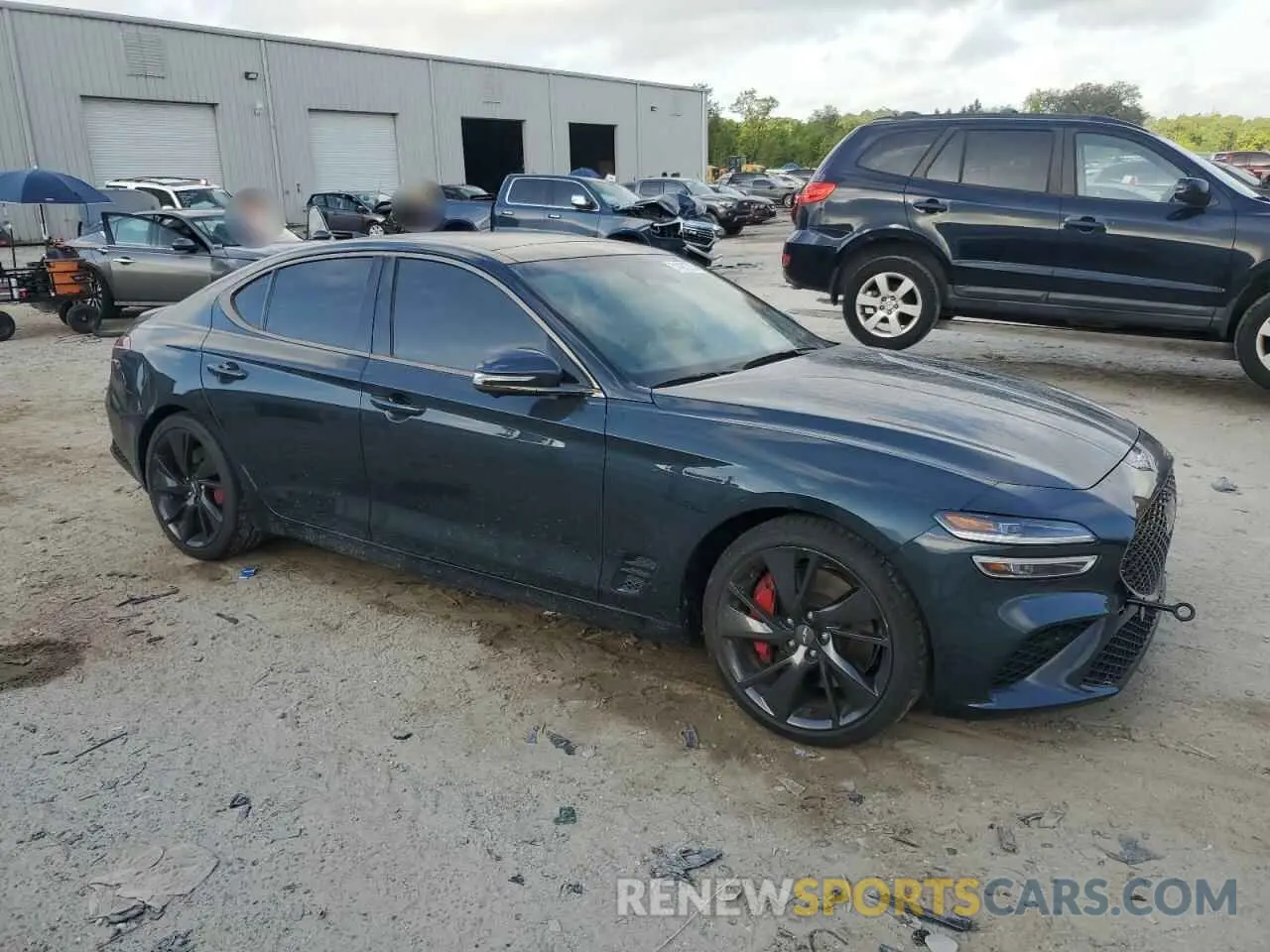 4 Photograph of a damaged car KMTG54TE8PU121765 GENESIS G70 BASE 2023