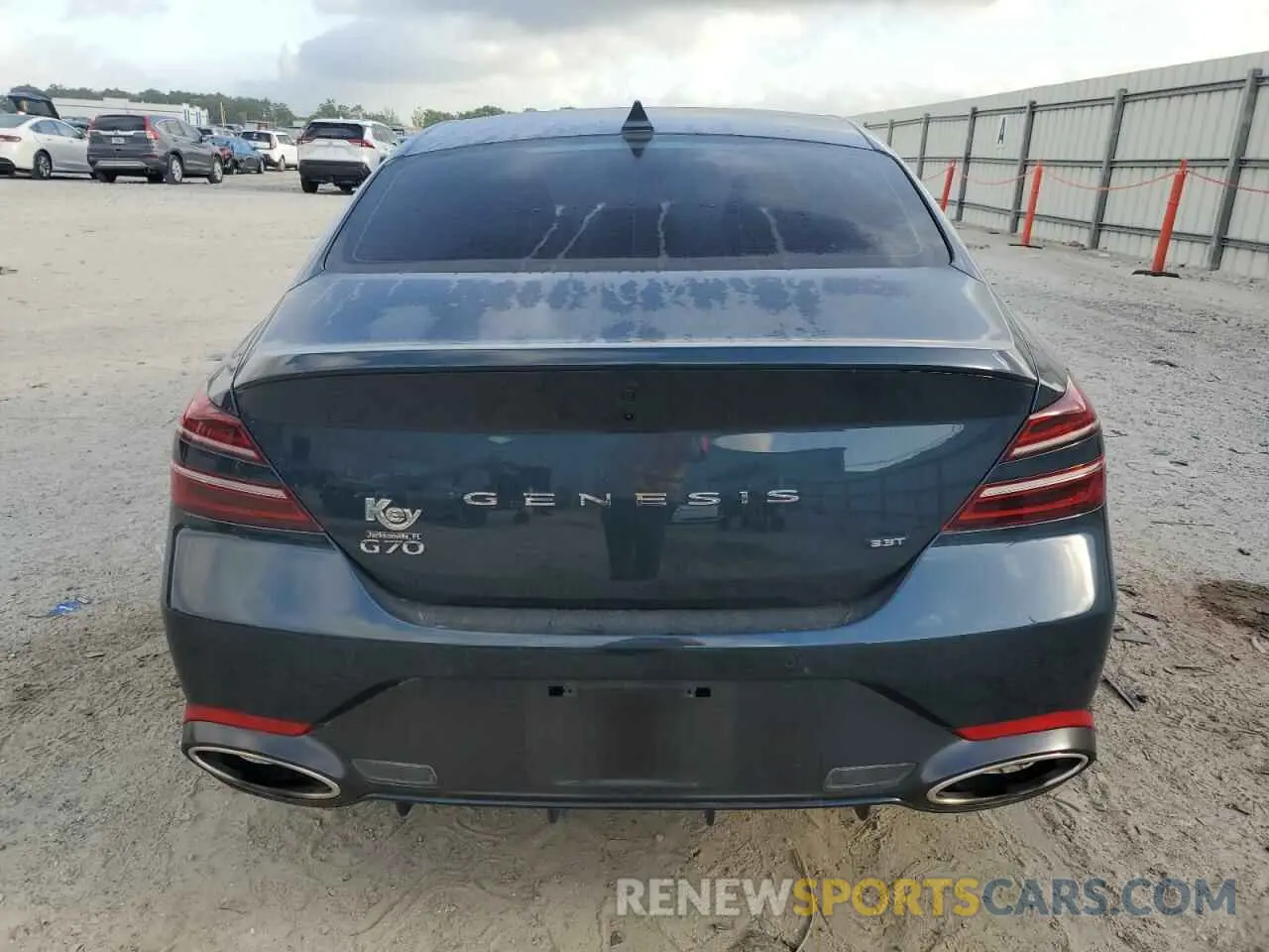 6 Photograph of a damaged car KMTG54TE8PU121765 GENESIS G70 BASE 2023