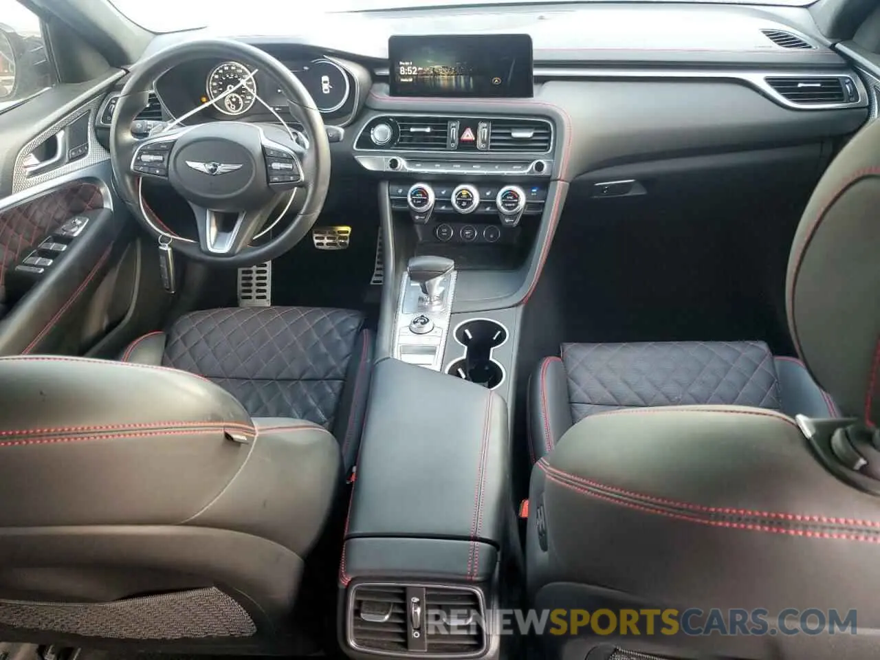 8 Photograph of a damaged car KMTG54TE8PU121765 GENESIS G70 BASE 2023