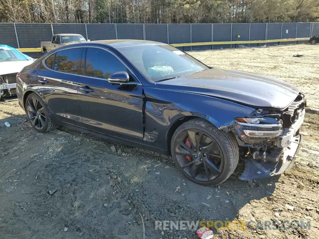 4 Photograph of a damaged car KMTG54TE9PU110984 GENESIS G70 BASE 2023