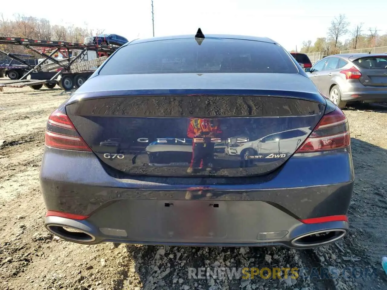 6 Photograph of a damaged car KMTG54TE9PU110984 GENESIS G70 BASE 2023