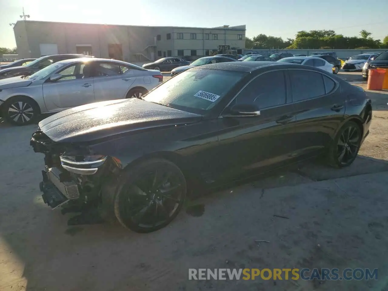 1 Photograph of a damaged car KMTG54TEXPU126756 GENESIS G70 BASE 2023