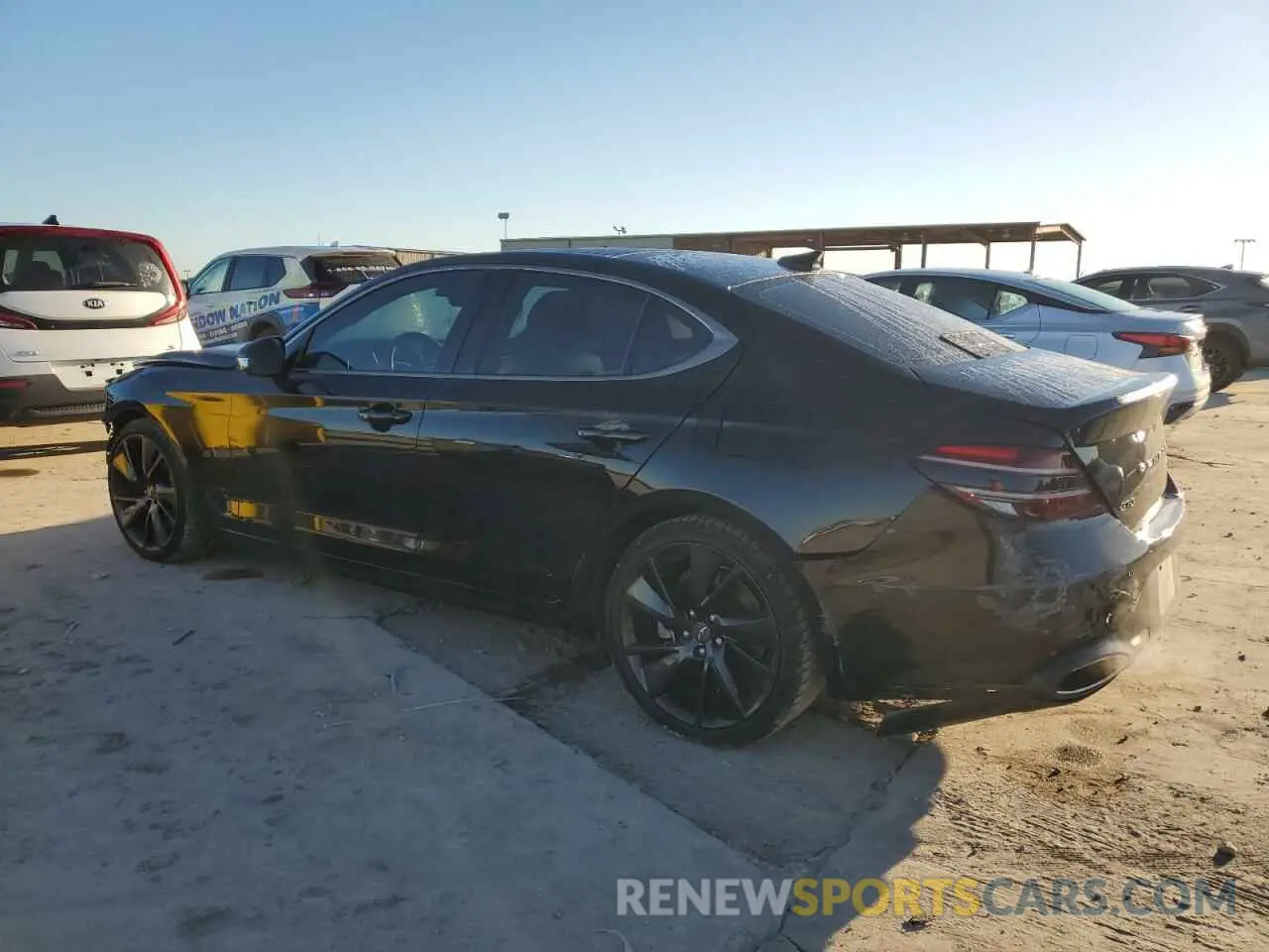 2 Photograph of a damaged car KMTG54TEXPU126756 GENESIS G70 BASE 2023