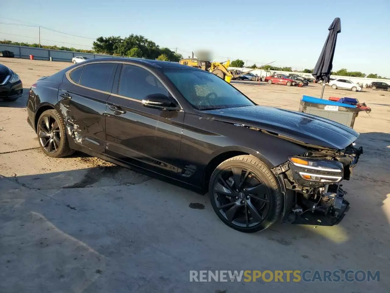 4 Photograph of a damaged car KMTG54TEXPU126756 GENESIS G70 BASE 2023