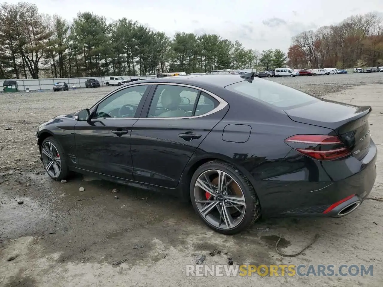 2 Photograph of a damaged car KMTG34SC0RU136639 GENESIS G70 BASE 2024