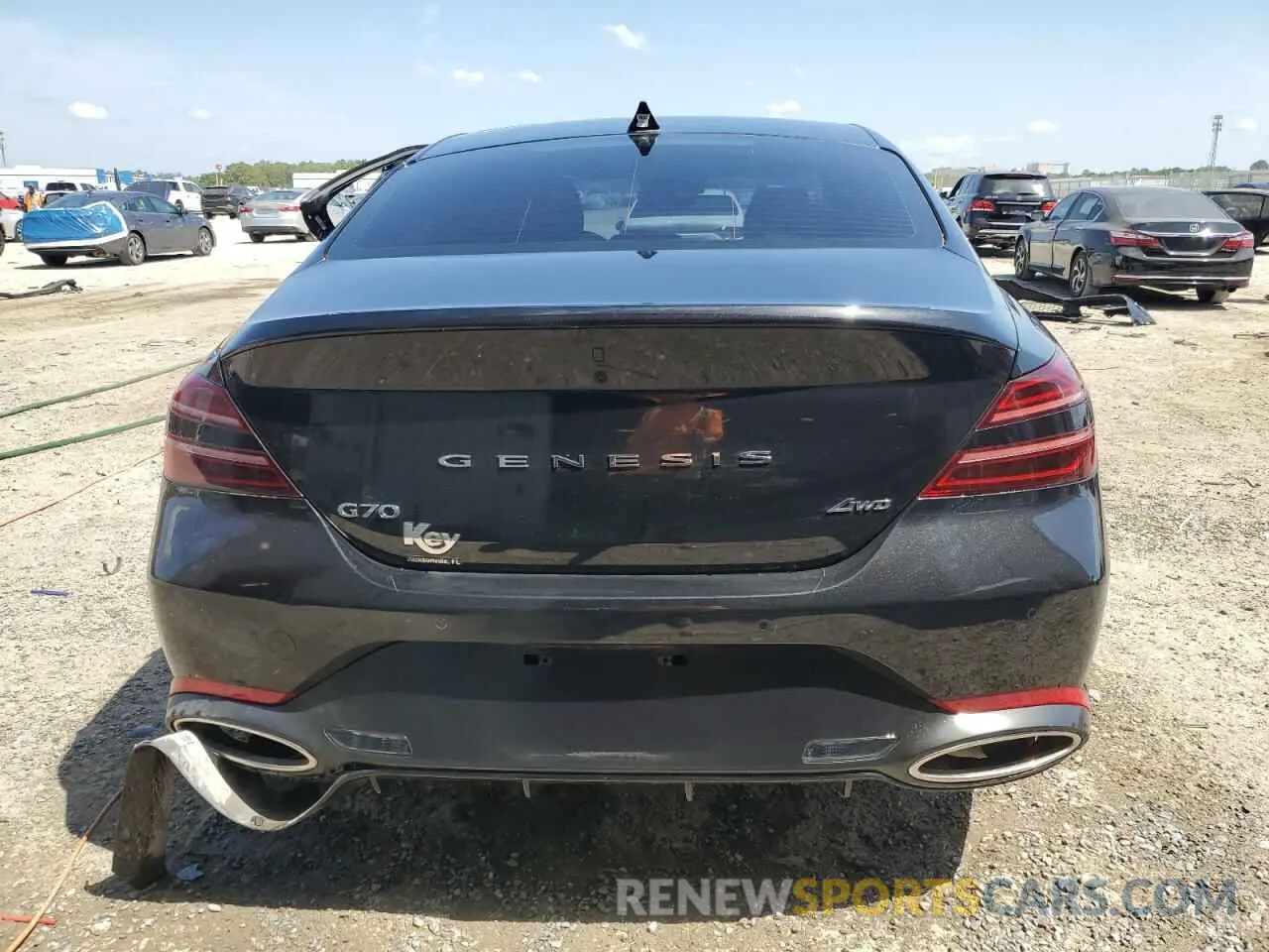 6 Photograph of a damaged car KMTG34SC0RU136981 GENESIS G70 BASE 2024