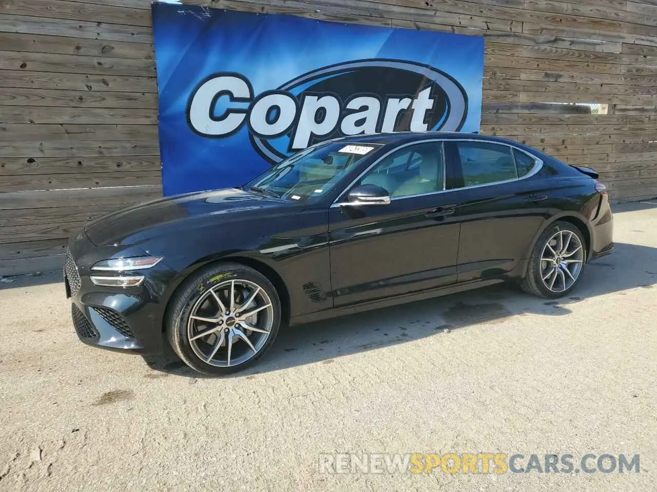 1 Photograph of a damaged car KMTG34SC4RU143352 GENESIS G70 BASE 2024