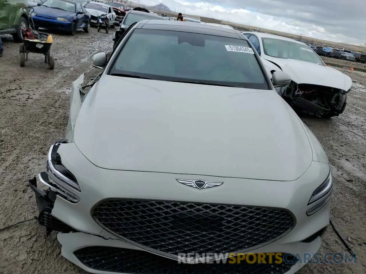 5 Photograph of a damaged car KMTG34SC6RU136838 GENESIS G70 BASE 2024