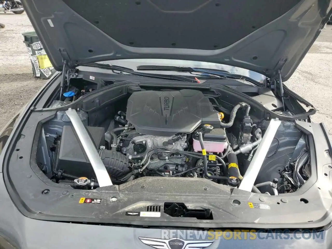 11 Photograph of a damaged car KMTG34SCXRU141623 GENESIS G70 BASE 2024