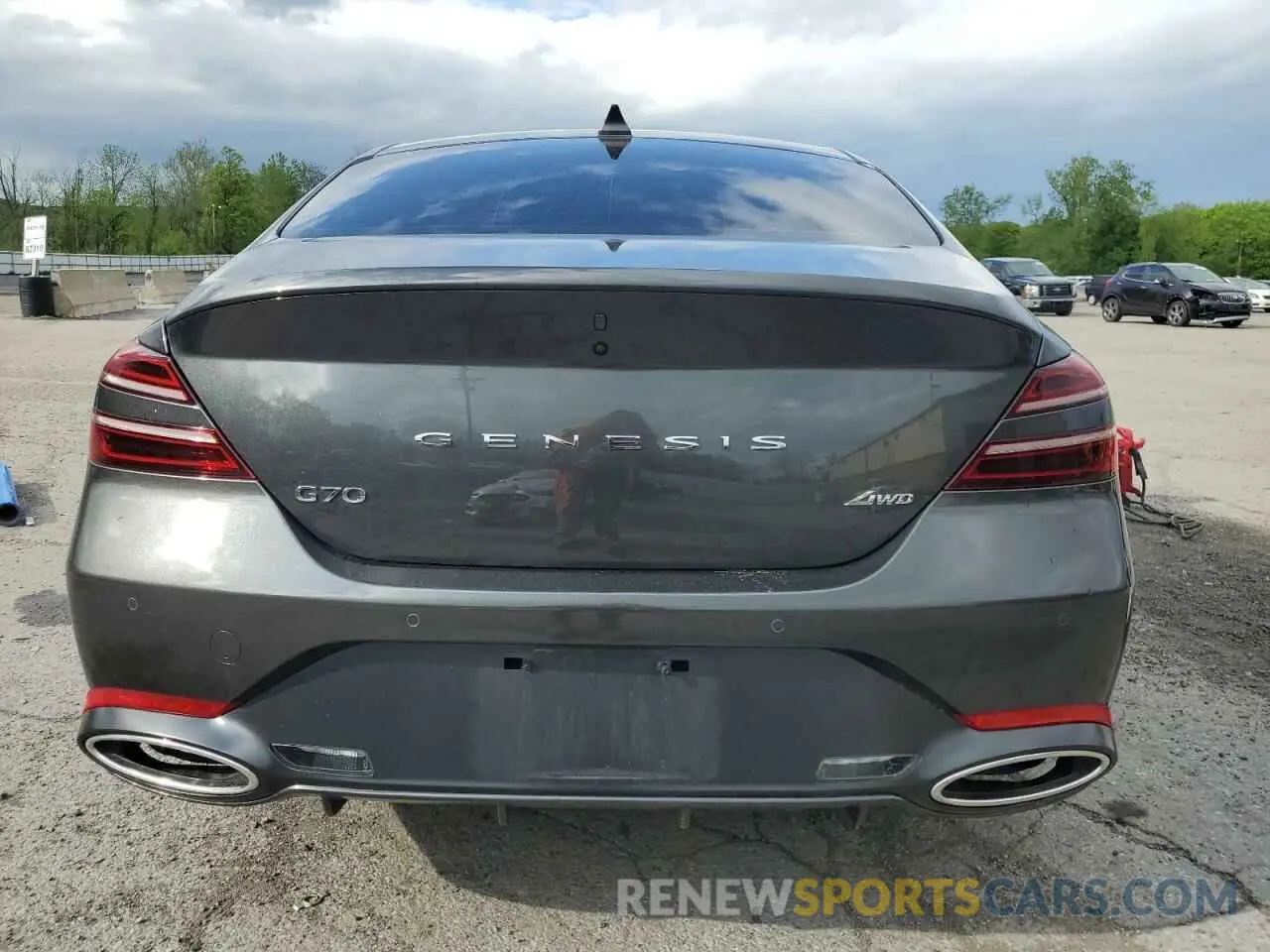 6 Photograph of a damaged car KMTG34SCXRU141623 GENESIS G70 BASE 2024