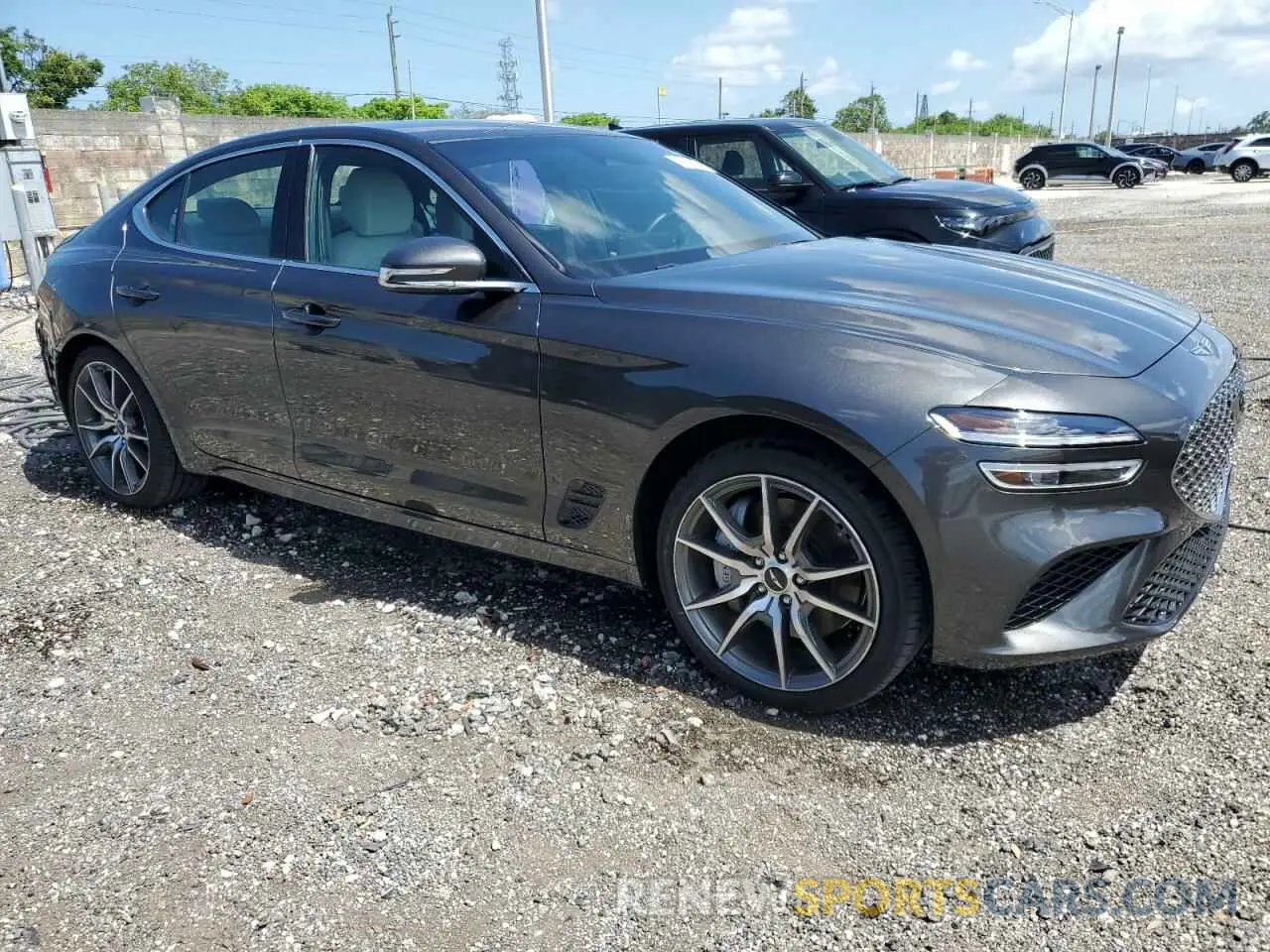 4 Photograph of a damaged car KMTG34SC0SU152877 GENESIS G70 BASE 2025