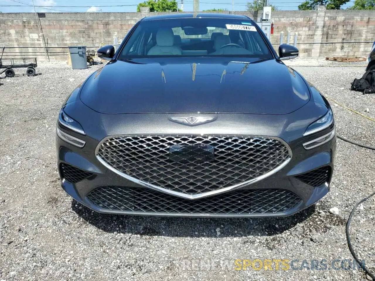 5 Photograph of a damaged car KMTG34SC0SU152877 GENESIS G70 BASE 2025