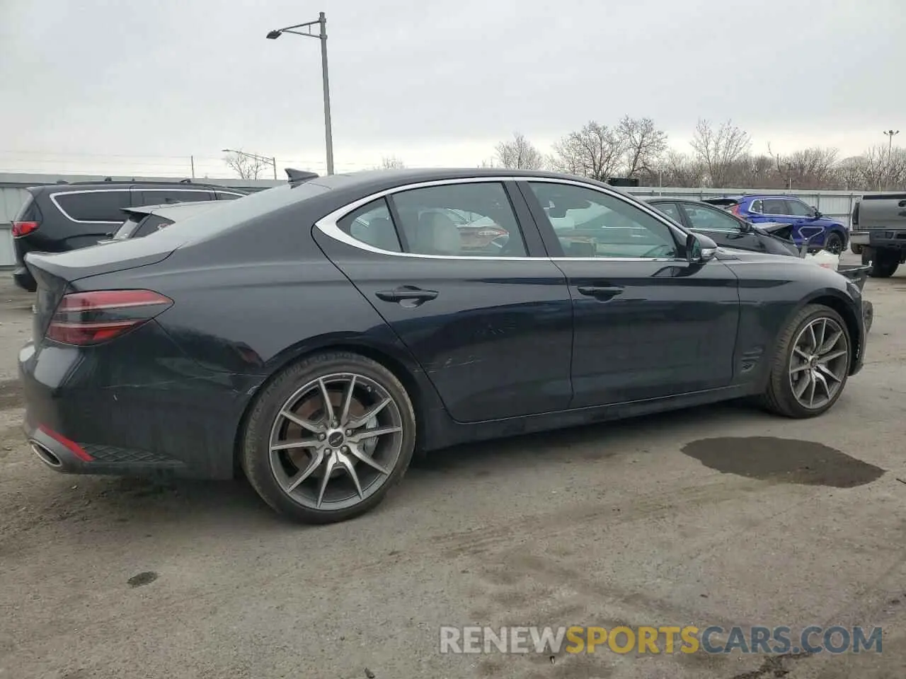 3 Photograph of a damaged car KMTG34SC2SU147650 GENESIS G70 BASE 2025